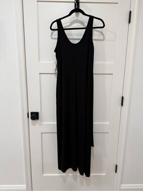 Karen Kane Asymmetrical Black Maxi Dress